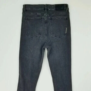 NEUW 29X30 Marilyn High Skinny Women's Black Denim Factory Knee Distressed Jeans